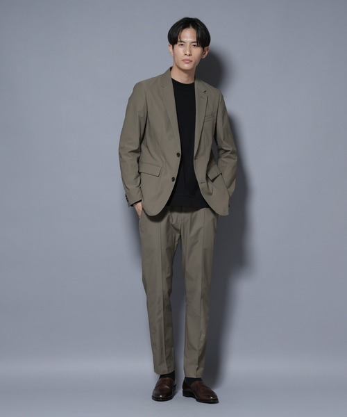 NANO universe(ナノユニバース)の「「N JACKET BASIC」TEXBRID(R) ツイルジャケット/ストレッチ・撥水(セットアップ可)(テーラードジャケット・メンズ・ダークネイビー/グリーン系その他4・S/M/L)」の13枚目の写真