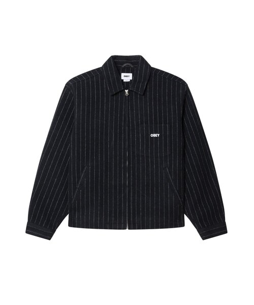 OBEY(オベイ)の「【OBEY/オベイ】VERNON ZIP JACKET(その他アウター・メンズ・ネイビー・MEDIUM)」の1枚目の写真
