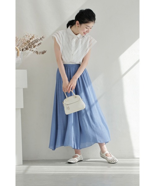 cawaii(カワイイ)の「歩きやすい柔らかソールのパンチングフラワーパンプス(パンプス・レディース・ホワイト・35/36/37/38/39/40)」の12枚目の写真