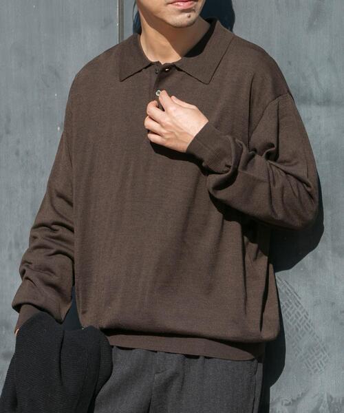 00s BananaRepublic ベロア ニット ポロシャツ ブラック XL 00s BananaRepublic ベロア ニット ポロシャツ ブラック XL メンズを