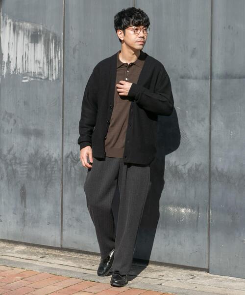 セール】イタリア糸メリノウールニットポロシャツ（ニット/セーター