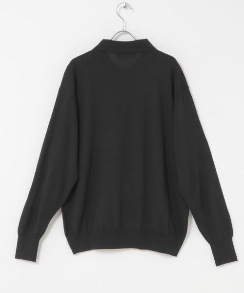 セール】イタリア糸メリノウールニットポロシャツ（ニット/セーター