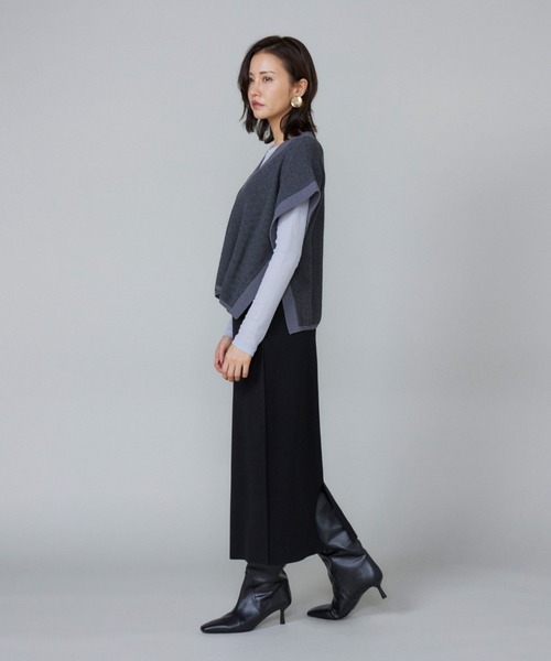 セール】ニットベスト（ニット/セーター）｜LE SOUK（ルスーク