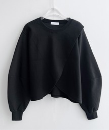 AMAJI（アマジ）の「アシメボリュームスウェットトップス（スウェット）」