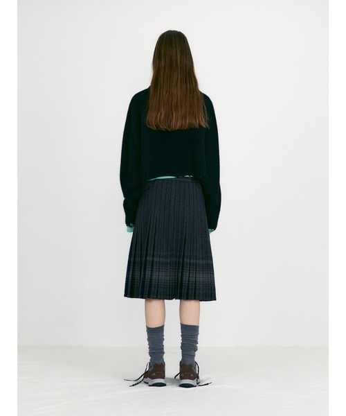 LOW CLASSIC（ロウ　クラシック）の「REVERSIBLE WOOL PLEATS SKIRTS（スカート・レディース・マルチ・S）」の12枚目の写真