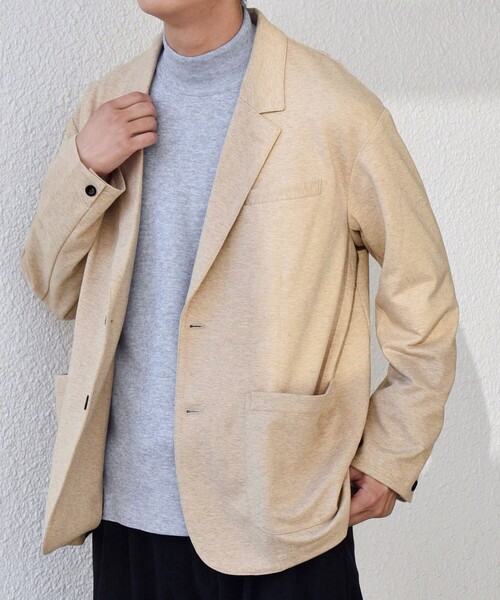 SHIPS any: 360° THE CIRCLE STRETCH ウールライク ジャケット