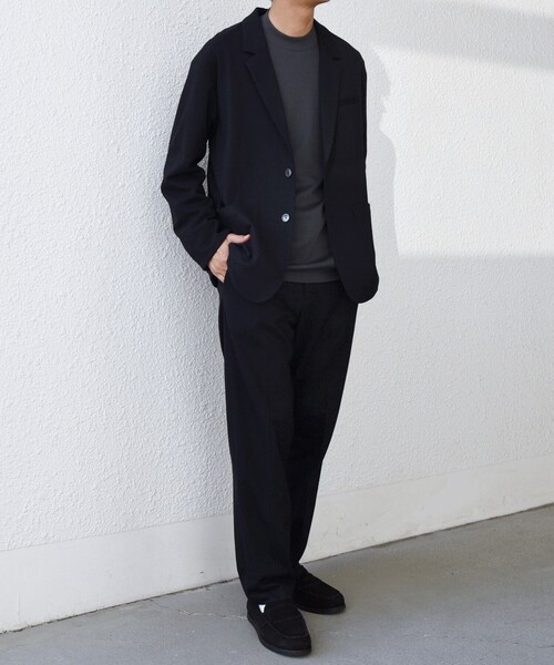 eimyっω) SHIPS any: 360° THE CIRCLE STRETCH ウールライク ジャケット