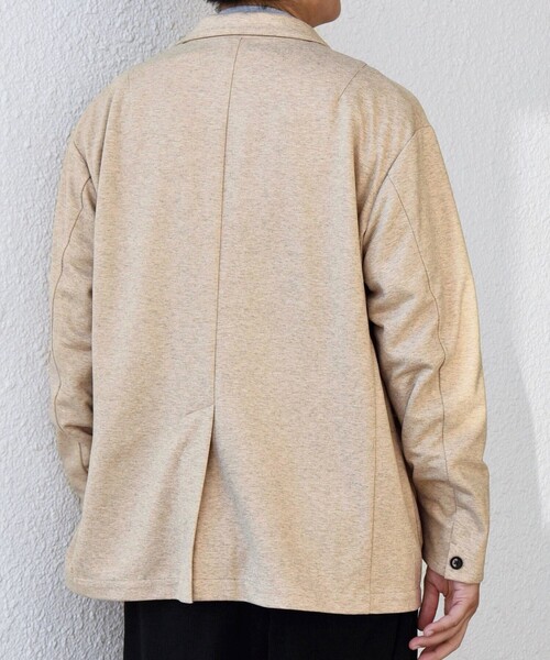 SHIPS any（シップス エニィ）の「SHIPS any: 360° THE CIRCLE STRETCH ウールライク ジャケット(セットアップ対応)◇（テーラードジャケット・メンズ・ベージュ/ダークグレー/ブラック・SMALL/MEDIUM/LARGE/X-LARGE）」の17枚目の写真