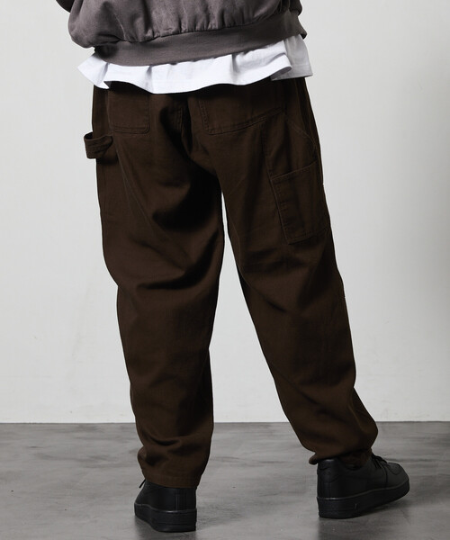 FREAK'S STORE（フリークスストア）の「限定展開 ワイドシルエット ダック ダブルニー クライミングパンツ（その他パンツ・メンズ・チャコールグレー/ベージュ/ブラウン/ブラック・MEDIUM/LARGE/SMALL）」の8枚目の写真