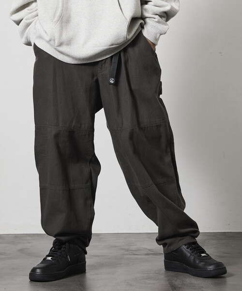 SECRET プリント ワークパンツ 黒 SECRET プリント ワークパンツ 黒 SECRET プリント ワークパンツ 黒