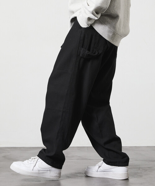 FREAK'S STORE（フリークスストア）の「限定展開 ワイドシルエット ダック ダブルニー クライミングパンツ（その他パンツ・メンズ・チャコールグレー/ベージュ/ブラウン/ブラック・MEDIUM/LARGE/SMALL）」の22枚目の写真