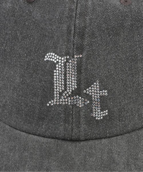 LOVETOXIC（ラブトキシック）の「【LTXC】ラインストーンピグメントキャップ（キャップ・キッズ・ブラック/カーキ/ブラウン・F）」の5枚目の写真