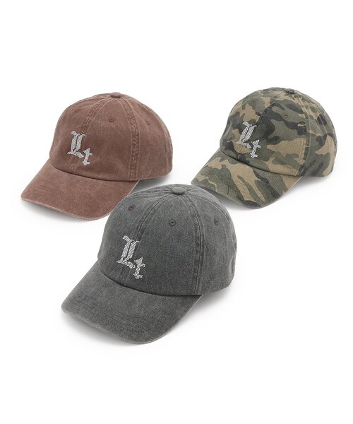 LOVETOXIC（ラブトキシック）の「【LTXC】ラインストーンピグメントキャップ（キャップ・キッズ・ブラック/カーキ/ブラウン・F）」の9枚目の写真