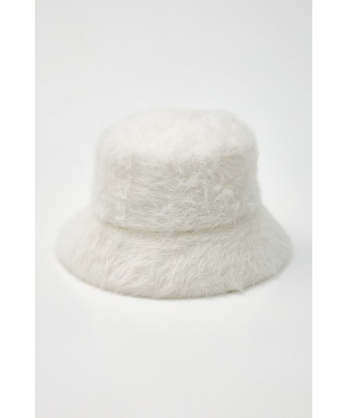 rienda（リエンダ）の「シャギーバケットハット 秋服 冬服（ハット・レディース・ホワイト/ブラック/グレー・FREE）」の5枚目の写真