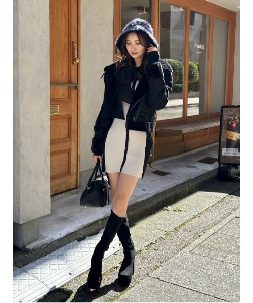 rienda（リエンダ）の「シャギーバケットハット 秋服 冬服（ハット・レディース・ホワイト/ブラック/グレー・FREE）」の22枚目の写真