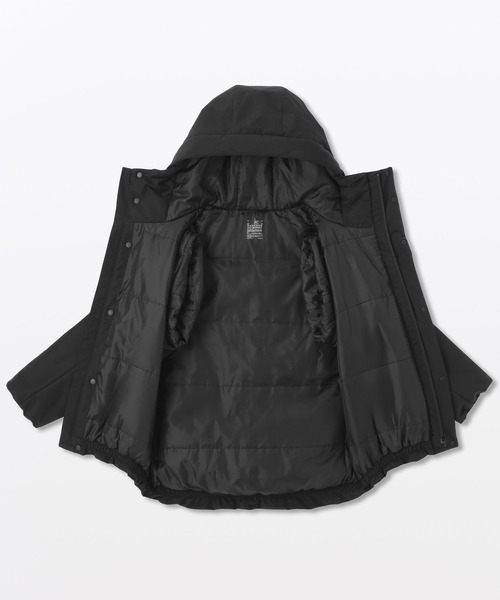 無印良品（ムジルシリョウヒン）の「紳士　防風撥水中わたフードジャケット（その他アウター・メンズ・ブラック/ライトグレー系/ダークネイビー/ダークブラウン系・S/M/L/XL）」の7枚目の写真