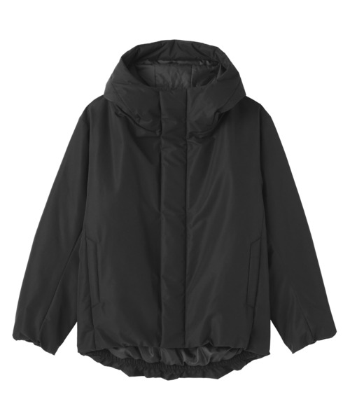 無印良品（ムジルシリョウヒン）の「紳士　防風撥水中わたフードジャケット（その他アウター・メンズ・ブラック/ライトグレー系/ダークネイビー/ダークブラウン系・S/M/L/XL）」の8枚目の写真