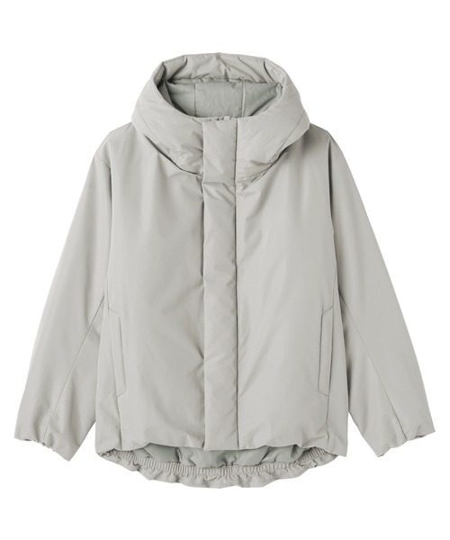 無印良品（ムジルシリョウヒン）の「紳士　防風撥水中わたフードジャケット（その他アウター・メンズ・ブラック/ライトグレー系/ダークネイビー/ダークブラウン系・S/M/L/XL）」の14枚目の写真