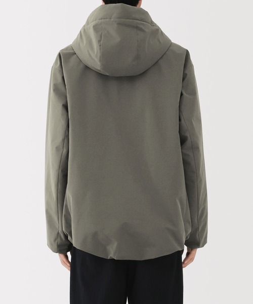 無印良品（ムジルシリョウヒン）の「紳士　防風撥水中わたフードジャケット（その他アウター・メンズ・ブラック/ライトグレー系/ダークネイビー/ダークブラウン系・S/M/L/XL）」の19枚目の写真