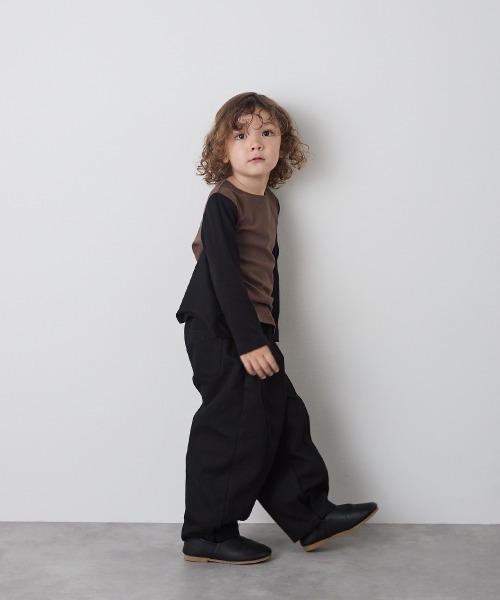 riziere（リジェール）の「コウモリプルオーバー（Tシャツ/カットソー・キッズ・ブラック/ブラウン・130/120/110/100/90）」の14枚目の写真