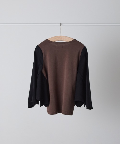 riziere（リジェール）の「コウモリプルオーバー（Tシャツ/カットソー・キッズ・ブラック/ブラウン・130/120/110/100/90）」の17枚目の写真
