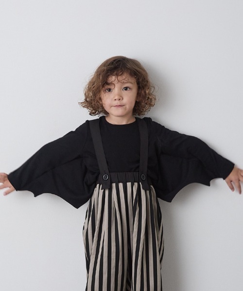 riziere（リジェール）の「コウモリプルオーバー（Tシャツ/カットソー・キッズ・ブラック/ブラウン・130/120/110/100/90）」の4枚目の写真