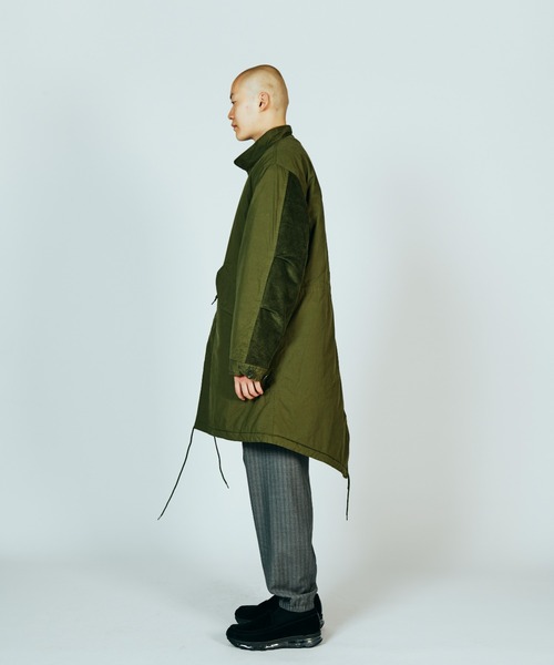 made in standard （メイドインスタンダード）の「MADE IN STANDARD メイドインスタンダード / QUILT LINED M-65 FIELD JACKET（ミリタリージャケット・メンズ・ブラック/オリーブ・MEDIUM/LARGE）」の3枚目の写真