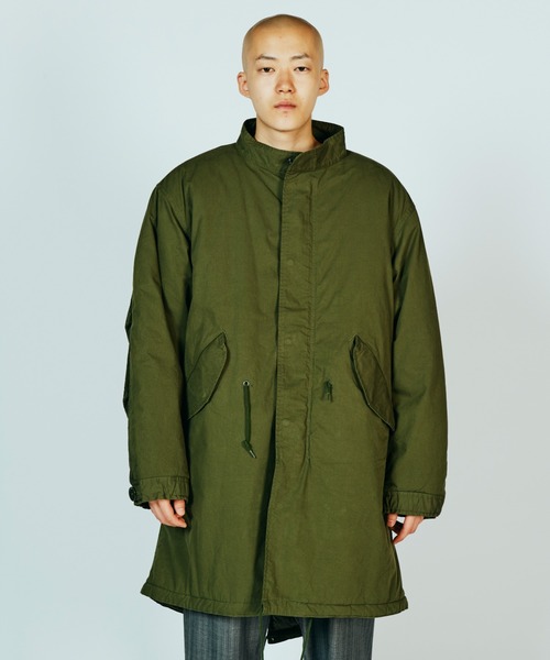 made in standard （メイドインスタンダード）の「MADE IN STANDARD メイドインスタンダード / QUILT LINED M-65 FIELD JACKET（ミリタリージャケット・メンズ・ブラック/オリーブ・MEDIUM/LARGE）」の6枚目の写真