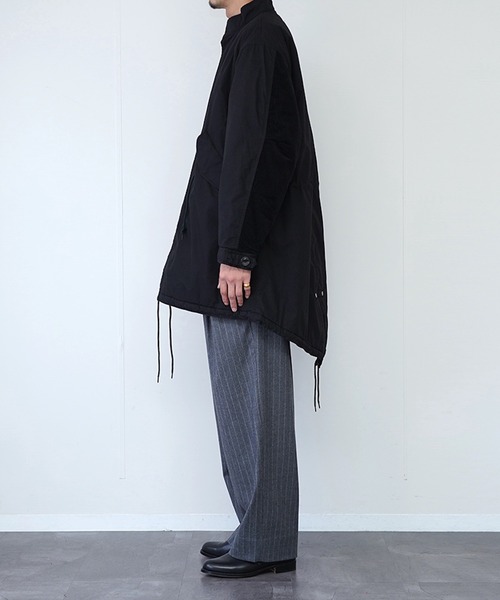 made in standard （メイドインスタンダード）の「MADE IN STANDARD メイドインスタンダード / QUILT LINED M-65 FIELD JACKET（ミリタリージャケット・メンズ・ブラック/オリーブ・MEDIUM/LARGE）」の13枚目の写真