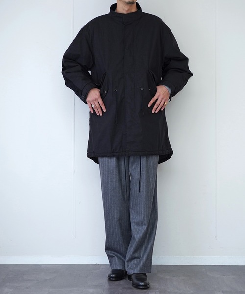 made in standard （メイドインスタンダード）の「MADE IN STANDARD メイドインスタンダード / QUILT LINED M-65 FIELD JACKET（ミリタリージャケット・メンズ・ブラック/オリーブ・MEDIUM/LARGE）」の15枚目の写真