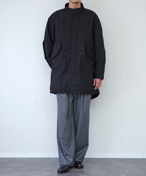 made in standard （メイドインスタンダード）の「MADE IN STANDARD メイドインスタンダード / QUILT LINED M-65 FIELD JACKET（ミリタリージャケット・メンズ・ブラック/オリーブ・MEDIUM/LARGE）」の16枚目の写真