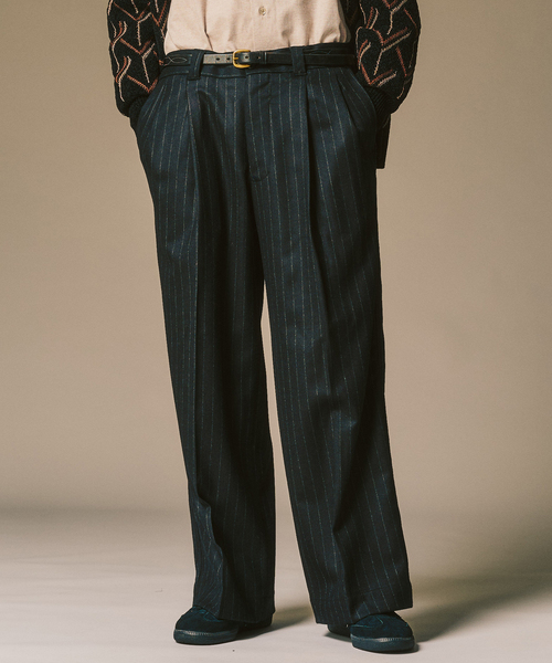 417 EDIFICE（フォーワンセブンエディフィス）の「LE JAPON ATELIE DOKAN スラックス（スラックス・メンズ・チャコールグレー/ベージュ/ブラック/グレー・MEDIUM/SMALL/LARGE）」の2枚目の写真