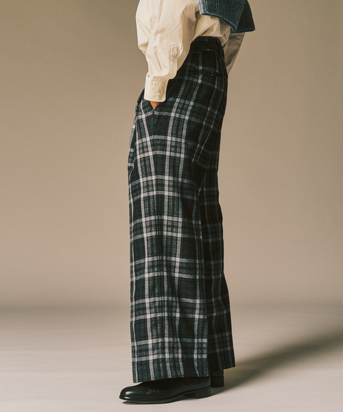 417 EDIFICE（フォーワンセブンエディフィス）の「LE JAPON ATELIE DOKAN スラックス（スラックス・メンズ・チャコールグレー/ベージュ/ブラック/グレー・MEDIUM/SMALL/LARGE）」の5枚目の写真