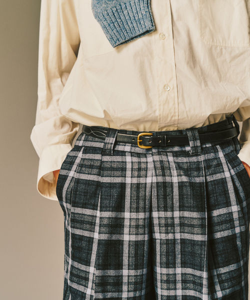 417 EDIFICE（フォーワンセブンエディフィス）の「LE JAPON ATELIE DOKAN スラックス（スラックス・メンズ・チャコールグレー/ベージュ/ブラック/グレー・MEDIUM/SMALL/LARGE）」の10枚目の写真