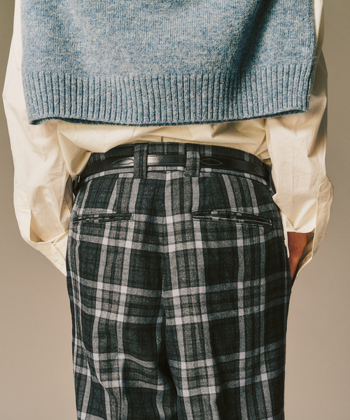 417 EDIFICE（フォーワンセブンエディフィス）の「LE JAPON ATELIE DOKAN スラックス（スラックス・メンズ・チャコールグレー/ベージュ/ブラック/グレー・MEDIUM/SMALL/LARGE）」の11枚目の写真