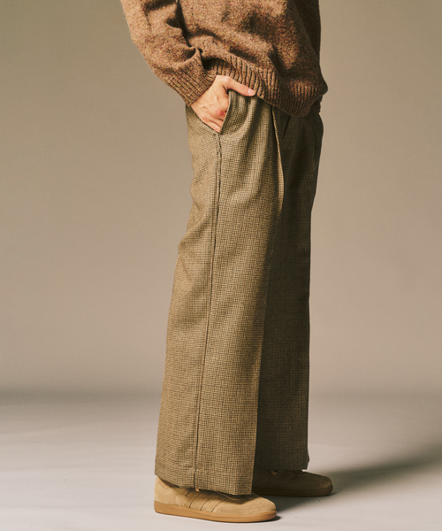 417 EDIFICE（フォーワンセブンエディフィス）の「LE JAPON ATELIE DOKAN スラックス（スラックス・メンズ・チャコールグレー/ベージュ/ブラック/グレー・MEDIUM/SMALL/LARGE）」の16枚目の写真