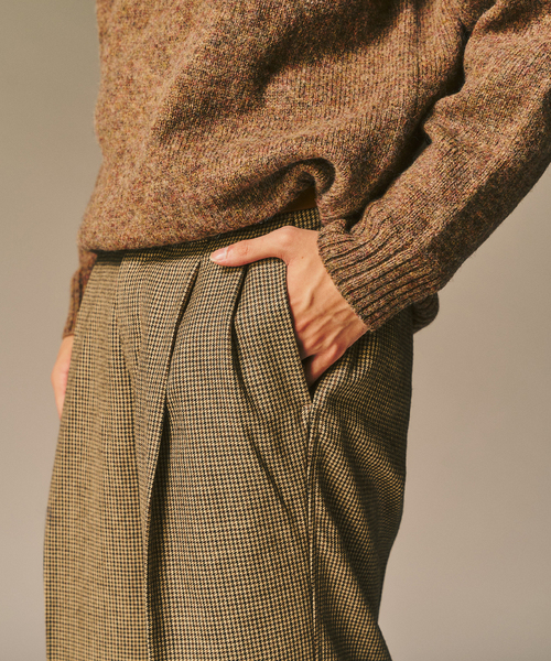 417 EDIFICE（フォーワンセブンエディフィス）の「LE JAPON ATELIE DOKAN スラックス（スラックス・メンズ・チャコールグレー/ベージュ/ブラック/グレー・MEDIUM/SMALL/LARGE）」の19枚目の写真