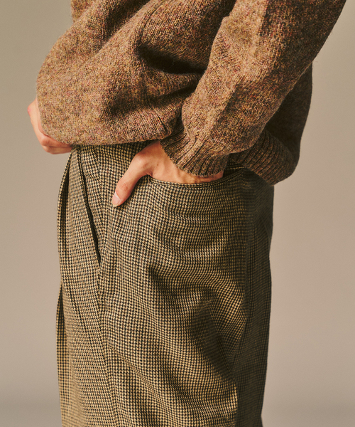 417 EDIFICE（フォーワンセブンエディフィス）の「LE JAPON ATELIE DOKAN スラックス（スラックス・メンズ・チャコールグレー/ベージュ/ブラック/グレー・MEDIUM/SMALL/LARGE）」の21枚目の写真