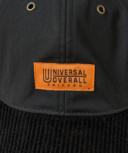 ABAHOUSE（アバハウス）の「【UNIVERSAL OVERALL / ユニバーサルオーバーオール】UO OILED COTTON COMBI CAP / オイルドコットン チェックコンビキャップ（キャップ・メンズ・カーキ/ブラック/ネイビー・フリー）」の11枚目の写真