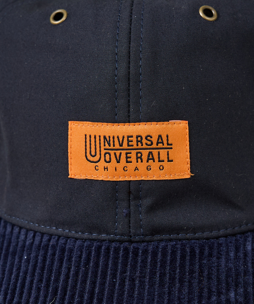 ABAHOUSE（アバハウス）の「【UNIVERSAL OVERALL / ユニバーサルオーバーオール】UO OILED COTTON COMBI CAP / オイルドコットン チェックコンビキャップ（キャップ・メンズ・カーキ/ブラック/ネイビー・フリー）」の8枚目の写真