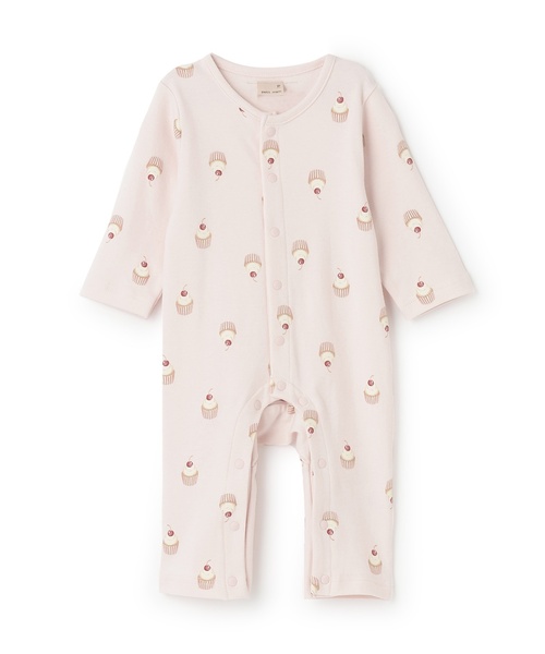 petit main（プティマイン）の「【GOODPRICE】長袖カバーオール（ロンパース・キッズ・ライトベージュ/オフホワイト/ブルーグレー/カラフル/グリーン/ピンク・80ｃｍ/70cm）」の11枚目の写真