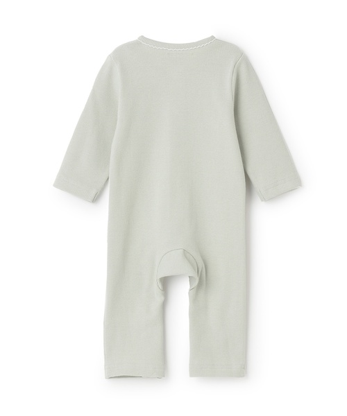 petit main（プティマイン）の「【GOODPRICE】長袖カバーオール（ロンパース・キッズ・ライトベージュ/オフホワイト/ブルーグレー/カラフル/グリーン/ピンク・80ｃｍ/70cm）」の13枚目の写真