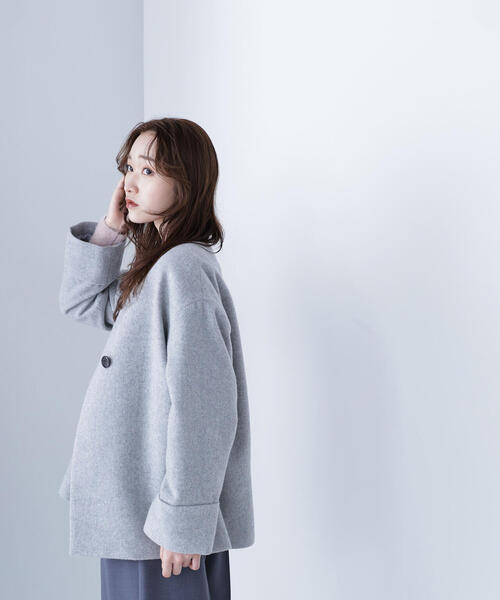 NATURAL BEAUTY BASICカシミヤ混コート sweet掲載】【ちょうど、いい服】毎日に“ちょうどいい”カシミヤ混