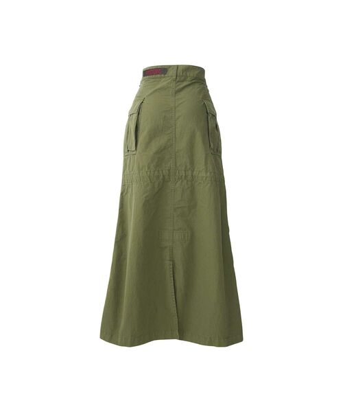 ヒステリックグラマー　ミリタリーロングスカート　カーキ ミリタリーロングスカート（スカート）｜HYSTERIC GLAMOUR