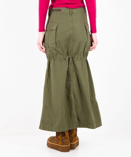【美品】ヒステリックグラマー ミニタリー ロング スカート ミリタリーロングスカート|HYSTERIC GLAMOUR WOMEN | HYSTERIC