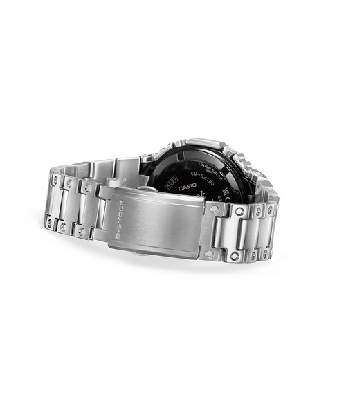 G-SHOCK（ジーショック）の「フルメタル / スマートフォンリンク＆タフソーラー / GM-B2100BT-1AJF（アナログ腕時計・メンズ・ブラック×シルバー・FREE）」の4枚目の写真