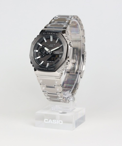 G-SHOCK（ジーショック）の「フルメタル / スマートフォンリンク＆タフソーラー / GM-B2100BT-1AJF（アナログ腕時計・メンズ・ブラック×シルバー・FREE）」の16枚目の写真