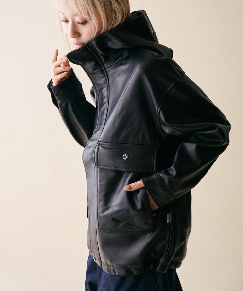 rehacer（レアセル）の「rehacer : Big Pocket Leather MT Jacket