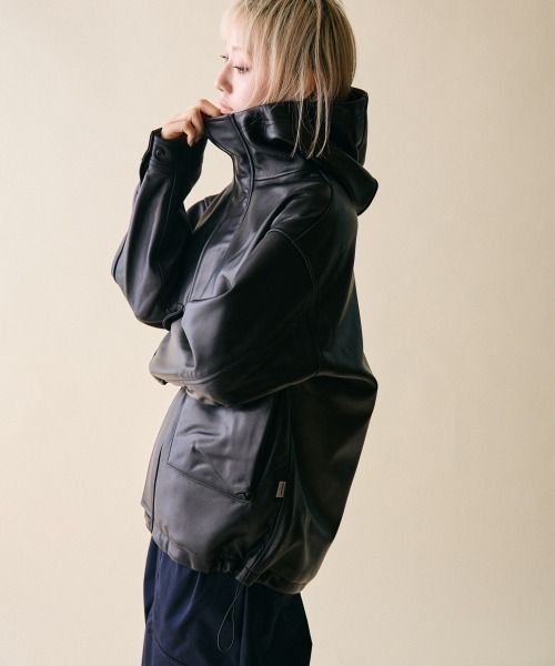 rehacer : Big Pocket Leather MT Jacket / ビッグ ポケット レザー