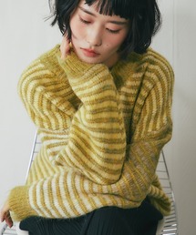 グラデーション」に該当するニット/セーター（グリーン・カーキ/緑色系